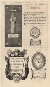 Mullins et Baskerville (monument). État 2 - Wenceslaus Hollar